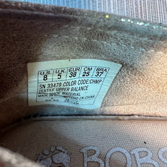 BOBS by Skechers PLUSH champagne slip ons shoes - 8 - Picture 9 of 9